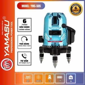 Máy cân bằng laser 5 tia xanh Yamasu YMS-505
