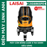 Máy cân bằng laser 5 tia xanh LAISAI LSG686SPD đế bi bóng led siêu sáng mẫu mới nhất,hàng chính hãng giá rẻ
