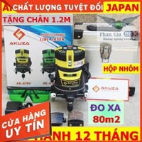 Máy cân bằng laser AKUZA 678V- Máy laser 5 tia Laser, máy cân mực, máy bắn cốt 80m, may ban cot bảo hành uy tín