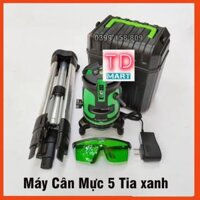 Máy cân bằng laser bắn cốt 5 Tia xanh siêu sáng, nhìn rõ ngoài trời - không chèm chân 1m2