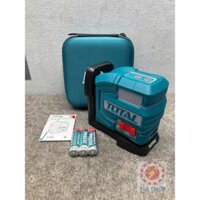 Máy cân bằng laser xanh 0-35m TOTAL TLL156601 đo đường ngang và dọc kèm 3 pin LR6