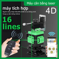 máy cân bằng laser,máy bắn cốt laser,máy lazer cân bằng,với hệ thống tự động san lấp mặt bằng,4D 16 tia xanh,Máy bắn cốt