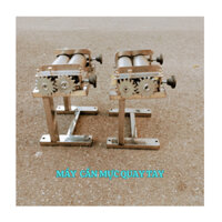 Máy cán bò khô, cá mực quay tay hàng vân đẹp