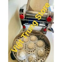 Máy cán bột bánh bao chạy điện FKR200 - tặng trục cắt sợi mì