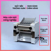 Máy cán bột công nghiệp trục cán 30cm, công suất 2200w cán bột bánh bao, pizza, bánh mì, giấy nến Trường Xuân