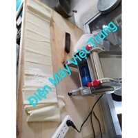 Máy cán bột làm vỏ hoành thánh,bánh tiêu,bánh gối,bánh gai,bánh há cảo - trục cán inox cao cấp