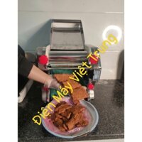 Máy cán khô bò,khô trâu,khô cá,heo gác bếp - lô cán inox chạy điện gia đình