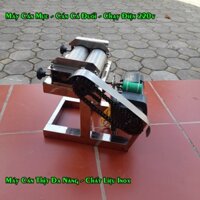 Máy cán khô mực chạy điện, máy cán thịt bò khô dùng điện 220V