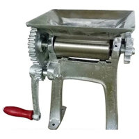 Máy cán khô mực ,làm mềm mực nướng lòng cán inox dài 10cm , Size Lớn