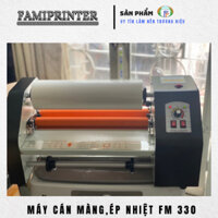 Máy cán màng, Ép nhiệt FM-330 chống nước ép mượt không nổi bóng