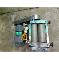 Máy cán mực chạy điện 220V sử dụng mô tơ 100W lõi đồng 100%