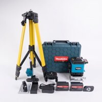 Máy cân mực Laser 12 tia xanh 3D quay 360độ - máy bắn cốt Nhật Bản có đèn báo pin