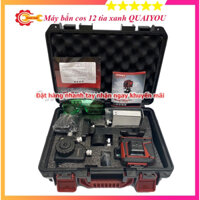 Máy cân mực laser 3D 12 tia xanh siêu nét QUAIYOU - Máy bắn cos 12 tia xanh - Pin khủng 4000mAh