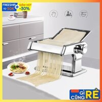Máy cán mỳ quay tay 2 lưỡi dao chất liệu dày dặn chắc chắn