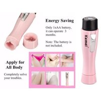 Máy Cạo Lông Nách Kemei km-1012, ngăn lông mọc lại, tặng kèm hộp và túi đựng [BẢO HÀNH 3T]