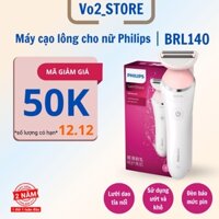 Máy cạo lông Philips khô và ướt dùng cho nữ BRL140 /00 làm sạch lông vùng kín, nách mu chân tay -BH 24 Tháng - vo2_store