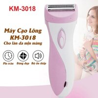 Máy Cạo Lông Toàn Thân Cho Nữ Sạc Điện Kemei KM-3018 Máy Tẩy Lông Đa Năng Lông lách, Lông chân Vùng Kín KM 3018