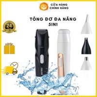Máy Cạo Lông Vùng Kín Mini Không Đau Alecoy Tẩy Lông Mặt Lông Nách Bikini An Toàn Cho Nam Nữ Máy Cạo Lông Đa Năng 5 In 1