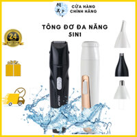 Máy Cạo Lông Vùng Kín Mini Không Đau Alecoy Tẩy Lông Mặt Lông Nách Bikini An Toàn Cho Nam Nữ Máy Cạo Lông Đa Năng 5 In 1