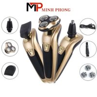 Máy Cạo Râu 3 Đầu LK31 Đa Năng 3 trong 1 Cạo Râu, Cắt Tóc, Tỉa Lông Mũi bằng Điện Với Thiết Kế Hiện Đại 2 màu Xanh Vàng