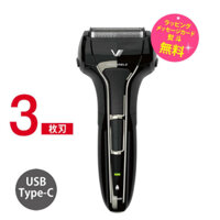 Máy cạo râu 3 lưỡi IZUMI dành cho nam IZF-V533R-K màu đen (Điện 1 chiều DC5V) - Nhật Bản