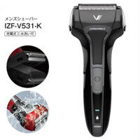 Máy cạo râu 3 lưỡi IZUMI dành cho nam IZF-V531-K màu đen dòng điện AC100V  - Nhật Bản