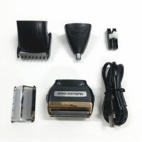 Máy cạo râu 3 trong 1 Daling 9001, phụ kiện đặc biệt, đầu cạo, lưỡi dao, phụ kiện lưới, bộ sạc