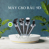 Máy cạo râu 9D Shaver 4 in 1 đầu cao xoay 360 độ với  công nghệ IPX7 chống nước siêu vượt trội (tiện lợi dễ sử dụng)