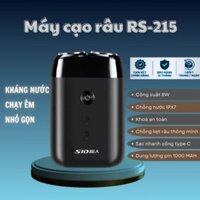 Máy cạo râu cao cấp SID RS215 Công xuất 8W , chống nước ipX7 , sạc typeC cạo êm sạch nhẵn không gây khó chịu đau rát