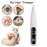 Máy Cạo Râu Chân Thú Cưng Chó Thú Cưng Điện Groomer Tông Đơ Có Đèn Led Chải Lông Thú Cưng Mèo Chó Mặt Chân P5t6