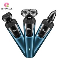 Máy cạo râu điện SUTONGXUE 3 trong 1, Máy cạo râu nam chạy điện có thể sạc lại USB chống nước, Máy cạo râu sử dụng kép ướt bền bỉ Máy cạo râu có thể giặt được Bạn trai
