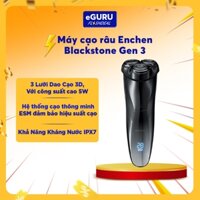Máy cạo râu Enchen Blackstone Gen 3 | Máy cạo râu chống nước IPX7 | Pin sạc | Lưỡi dao nổi 3D