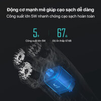 Máy cạo râu Enchen Blackstone 3, máy cạo râu chống nước IPX7, pin sạc, lưỡi dao nổi 3D - BH 6 tháng