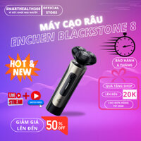 Máy Cạo Râu Enchen BlackStone 8, 3 lưỡi dao kép 3D cạo sạch, chống nước IPX7 - Bảo Hành 6 Tháng
