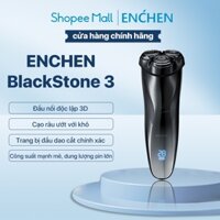 Máy cạo râu Enchen Blackstone 1/3, máy cạo râu chống nước IPX7, pin sạc, lưỡi dao 3D