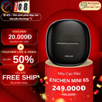 Máy cạo râu Enchen Mini 6s, đầu cạo nổi 28 lưỡi dao kép tự mài, chống nước toàn thân - BH 6 tháng