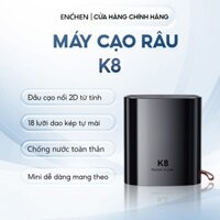 Máy cạo râu Enchen Mini6, Enchen K8 đầu cạo 2D chống nước IPX7, lưỡi dao tự mài, pin dùng lâu.