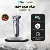 Máy cạo râu Enchen X2, đầu dao 3 chiều, lưỡi tự mài, chống nước tốt, pin dung đến 60 ngày