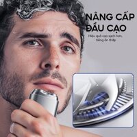 Máy cạo râu Enchen Z4 đầu cạo 2D ẩn, thân nhôm chống nước IPX7, 18 lưỡi dao kép tự mài - BH 6 tháng