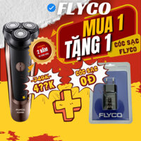 Máy Cạo Râu Flyco 3 Lưỡi Kép Thân Máy Chống Nước FS371VN - Hàng Chính Hãng