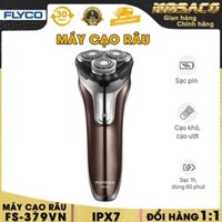 Máy Cạo Râu Flyco FS379VN 3 Lưỡi Kép Thân Máy Kháng Nước Đầu tỉa dễ lắp ráp giúp tỉa ria mép và tóc mai hoàn hảo -MOSACO