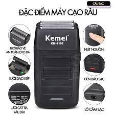 Máy Cạo Râu Kemei KM-1102 Lưỡi Kép