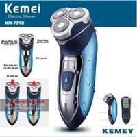 Máy Cạo Râu KEMEI KM-7390 Lưỡi Tròn Chống Nước