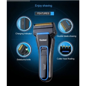 Máy Cạo Râu Kemei Lưỡi Cắt Kép KM - 2016