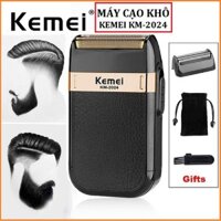 Máy Cạo Râu Khô Kemei KM-2024 Phù Hợp Cho Gia Đình,Các Salon Tóc Chuyên Nghiệp