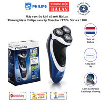 Máy cạo râu khô và ướt, thương hiệu Hà Lan Philips Norelco PT724, Series 3100 thuộc dòng Norelco - HÀNG NHẬP KHẨU