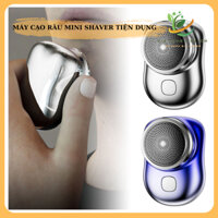 Máy Cạo Râu Mini Bỏ Túi Chống Nước IPX7 6 Lưỡi Dao Kép Tiện Lợi