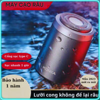 Máy Cạo Râu Mini Êm Nhẹ Chống Nước IPX7, Dao 15 Lưỡi, Cổng Sạc Type-C