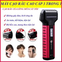 Máy Cạo Râu Mini. Là sản phẩm thông minh 3 trong 1 : cắt tóc-cạo râu-tỉa lông mũi, BẢO HÀNH 1 ĐỔI 1