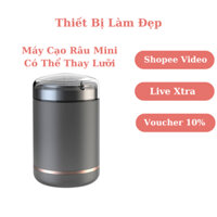 Máy Cạo Râu Mini Nhật Bản Chống Nước SH-588 Lưỡi Dao Cạo Râu 3 Cạnh Tự Mài Không Trầy Xước Cạo Khô Cạo Ướt 360 Độ